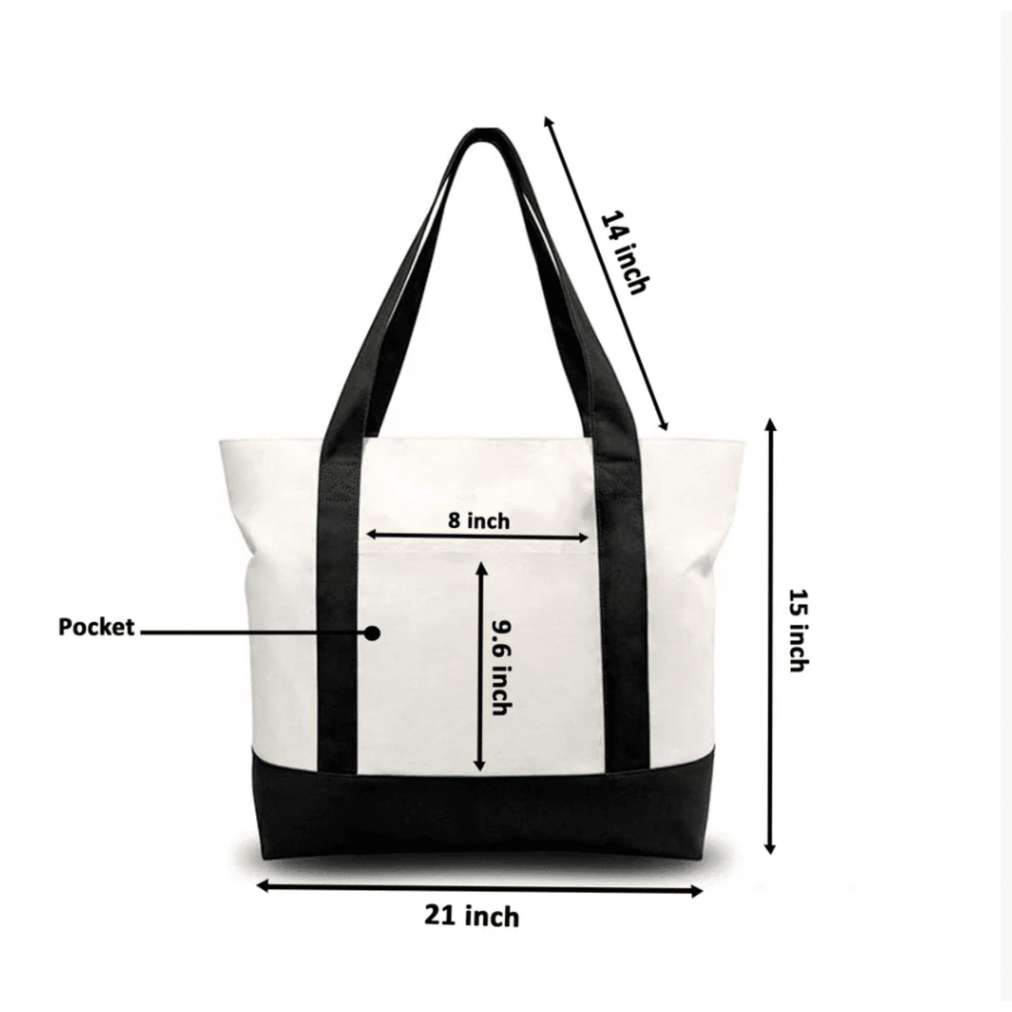 Two-Tone Tote Bag